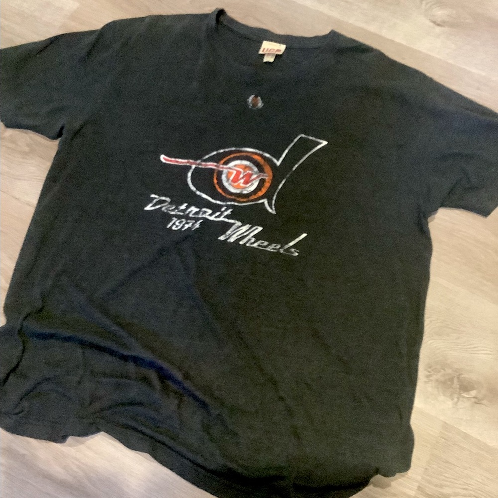 Detroit Graphic Tee - Detroit Wheels Vintage American Football League